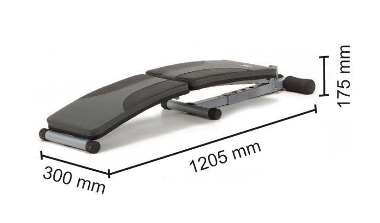 Panca Addominali WBK-200 Richiudibile e Pieghevole Salvaspazio Linea Everfit