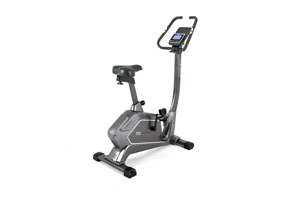 Cyclette Brx-90 EVO Hrc Cyclette Elettromagnetica con accesso Facilitato Toorx - App Ready 3.0 Volano 10 Kg - Peso Utente 120 Kg Cod.brx-90evo