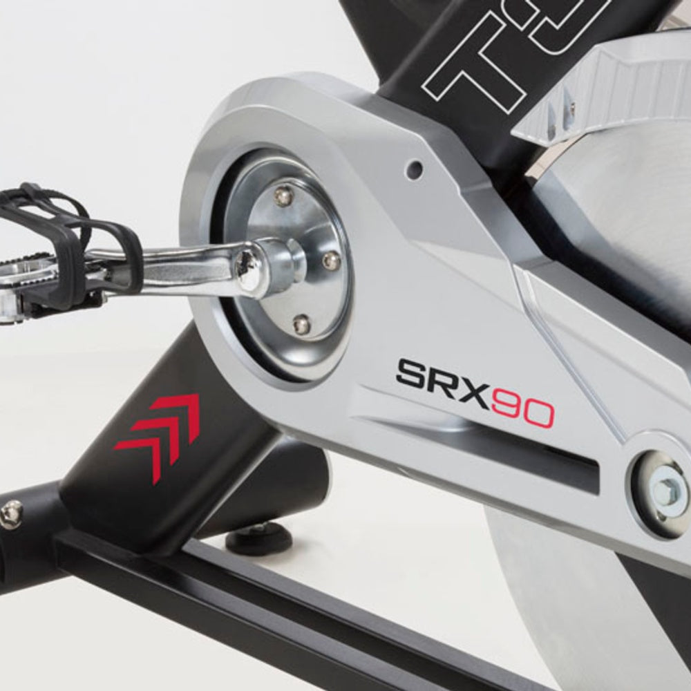 Gym Bike SRX-90 Ricevitore Wireless e Fascia Cardio Inclusa Linea Toorx Trasmissione; a cinghia Volano; peso 24 kg Peso massimo utilizzatore; 140 kg bike da spinning