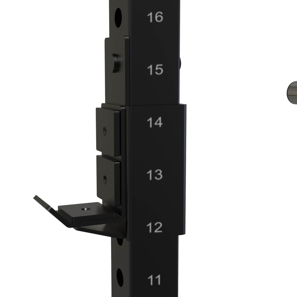 Toorx Vertical - WLX-3400 Half Rack con 8 Barre in Acciaio per Elastici e Traliccio Multipresa