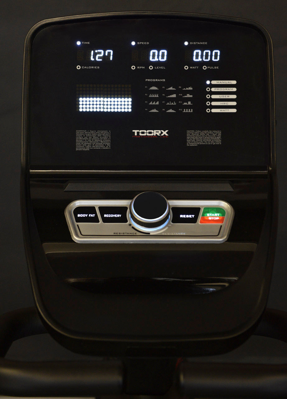 Brx-r9500 Cyclette Orizzontale Professionale Ergometro Toorx Peso Max Utente 180 Kg cod. BRX-R9500