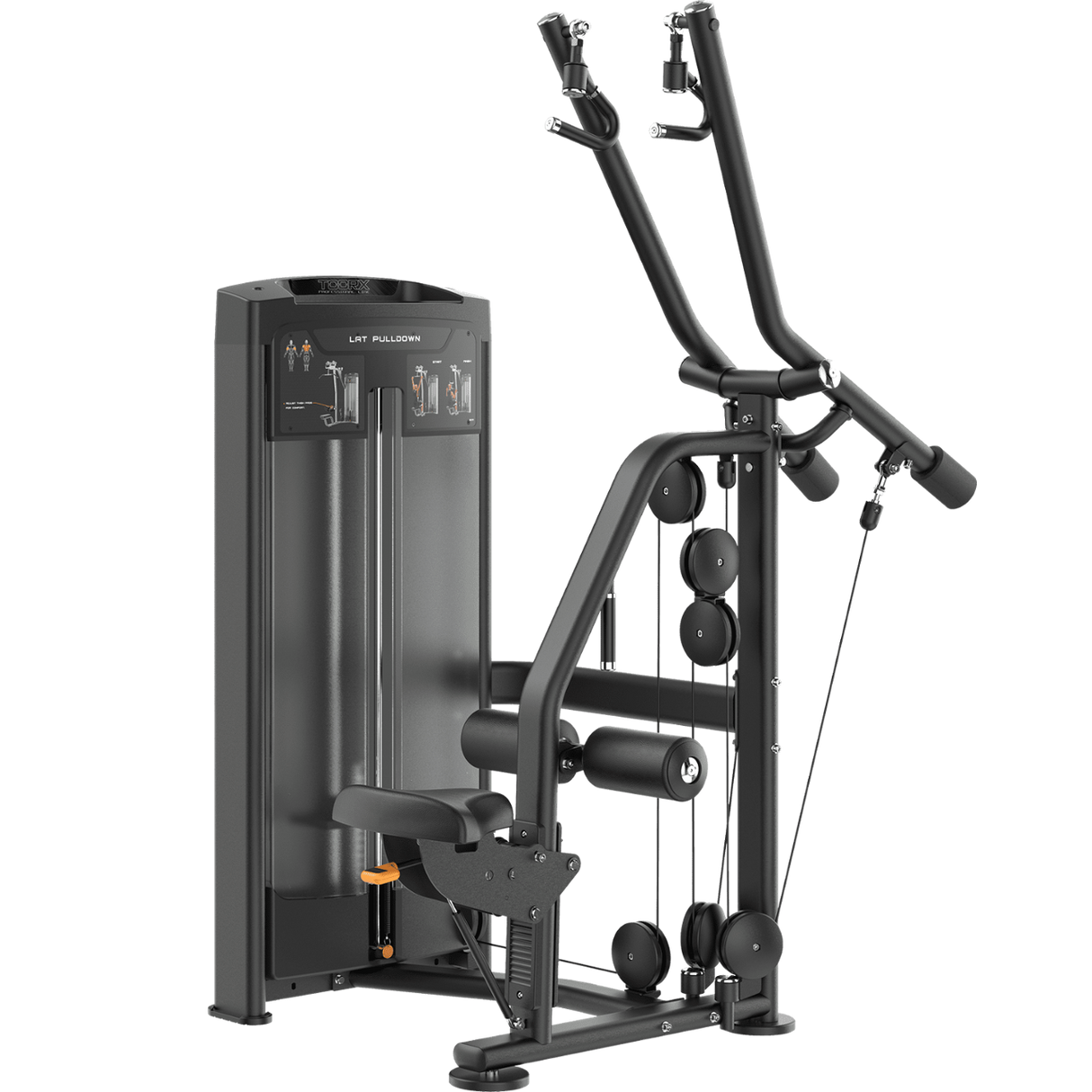 NOVITA' - PLX-8350 LAT PULL DOWN Absolute Line di Toorx Professional Line cod. PLX-8350 - pacco pesi da 100 kg