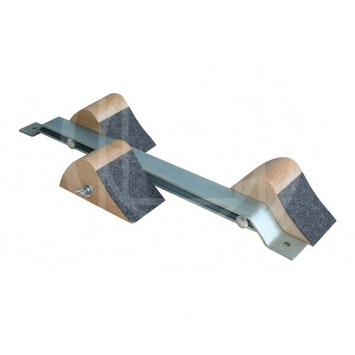 Aa1058 Blocco Di Partenza Ambidestro A Tre Ceppi,in Legno,rivestimento Antiscivolo -