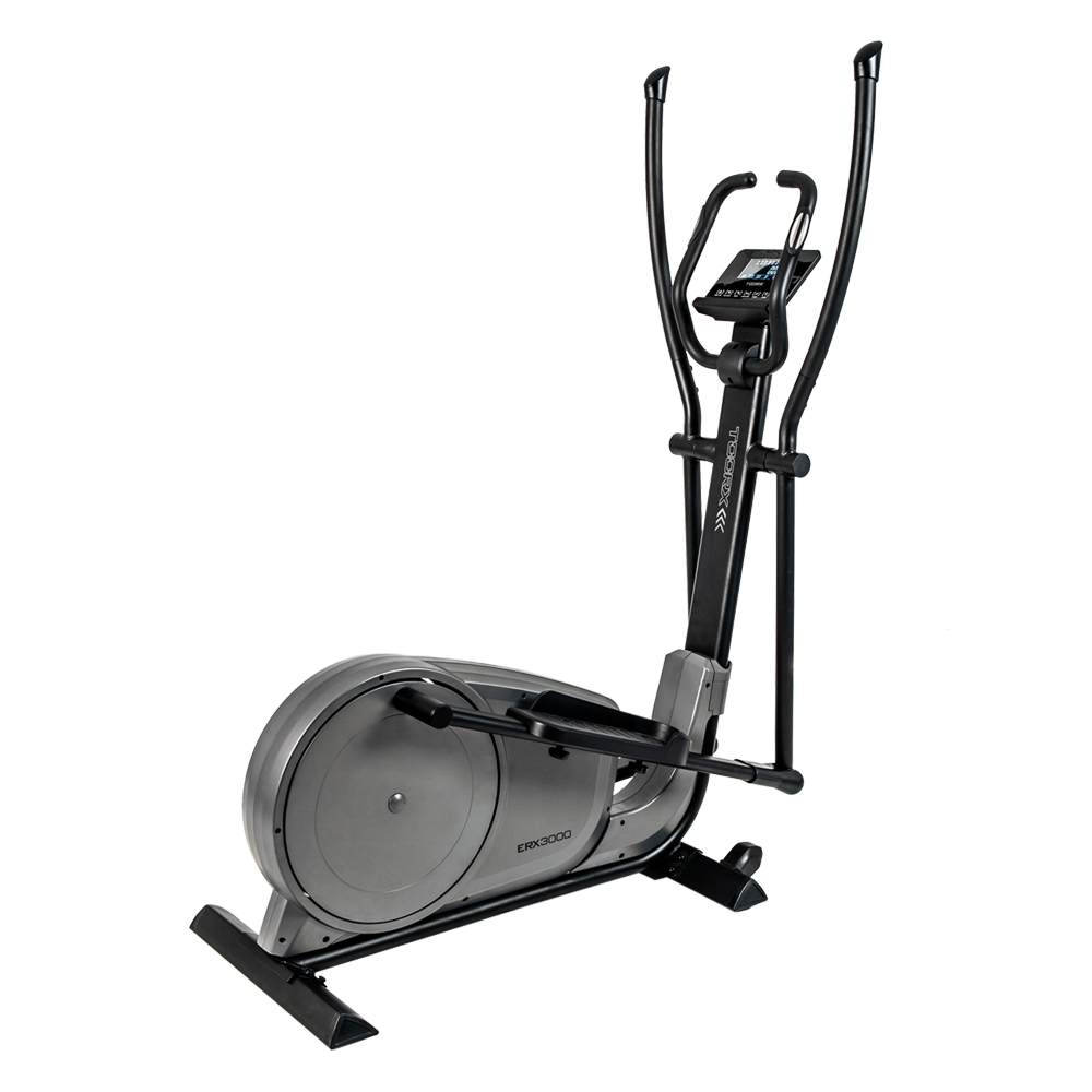 Erx-3000 Hrc Ellittica Linea Chrono Professionale Toorx Volano Posteriore Ergometro Con Ricevitore Wireless + App Ready Volano 18 Kg - Peso Max Utente 160 Kg - Normativa En20957 S