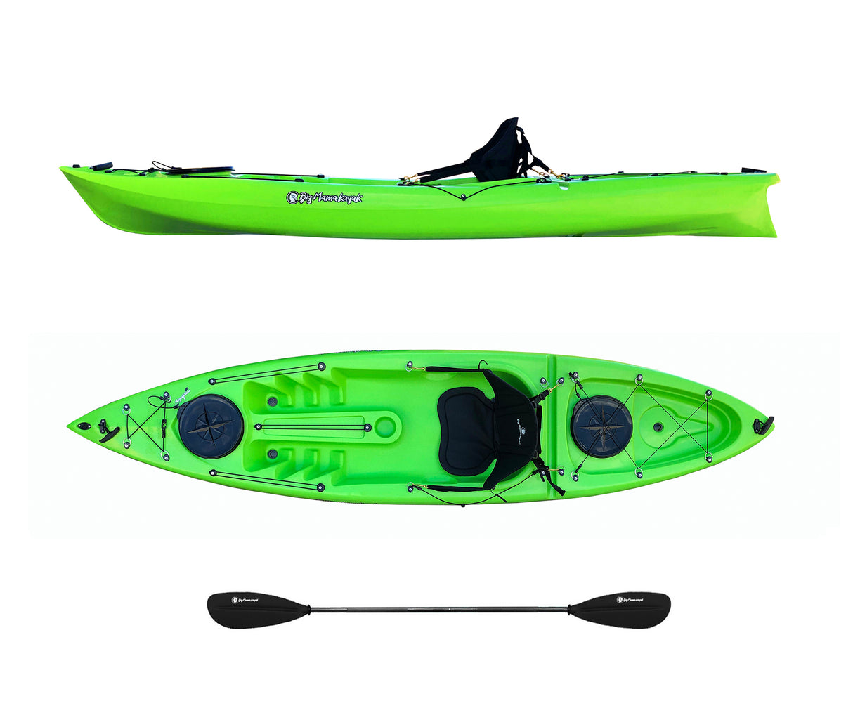 KAYAK MONOPOSTO ACQUAPRIMA BIG MAMA KAYAK 310 CM + 2 GAVONE + 1 PAGAIA in omaggio (PACK 1) - VERDE