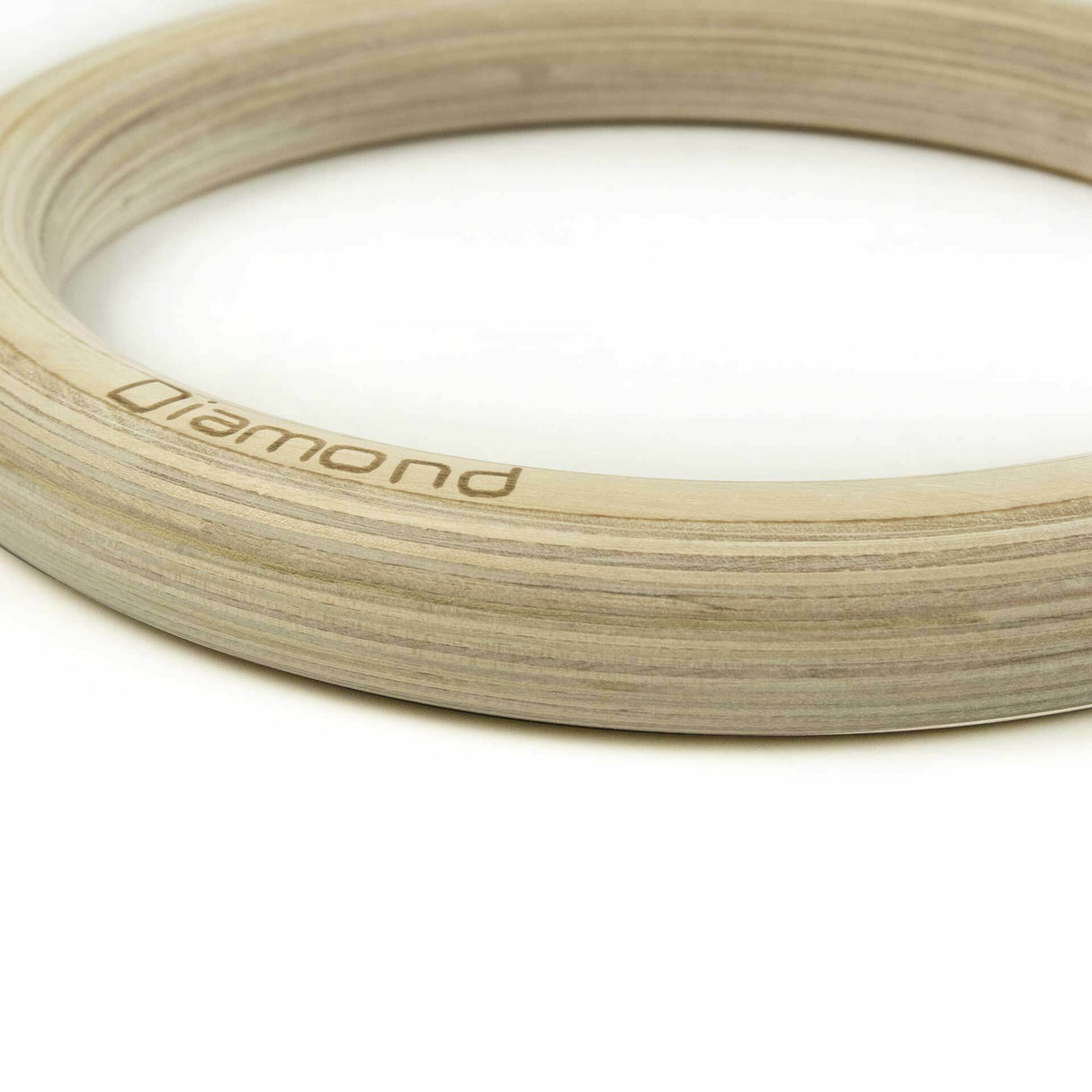 COPPIA ANELLI GINNASTICA IN LEGNO CON STRAP 3,8 mm - Carico massimo 300 Kg - LINEA DIAMOND - Cod. AGLD