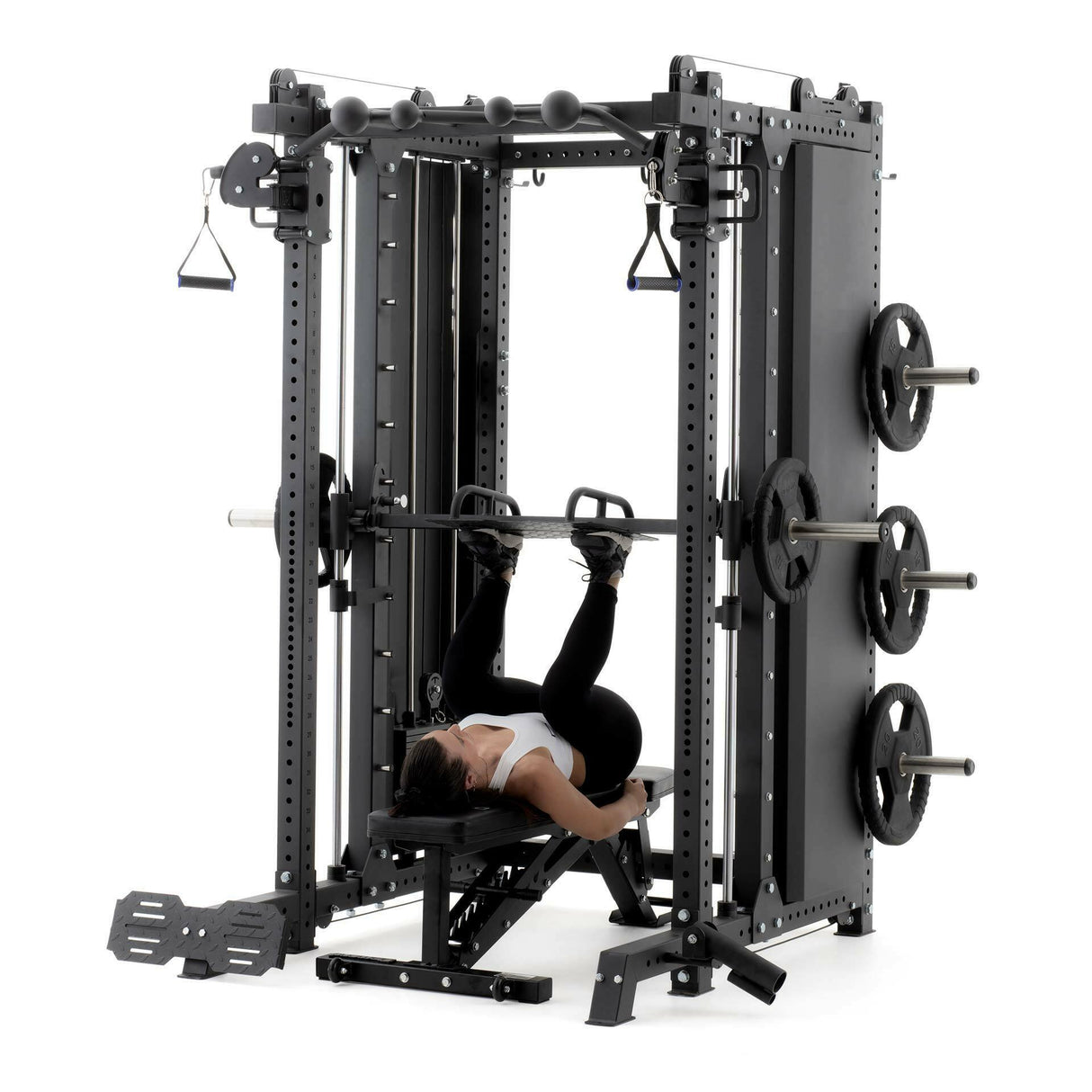 ALL IN ONE STATION - Weight stack 100 Kg x 2 - Prodotto Professionale linea Strenght DIAMOND - Cod. ALLIN1-FTM