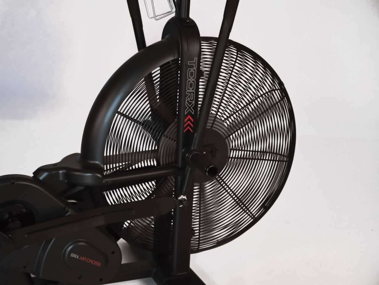 Bici da Camera Professionale Cyclette Resistenza aria BRX AIR CROSS Bike Toorx con Ricevitore Wireless - Professional Line - Utente 150 kg. - cod. BRX-AIR-CROSS
