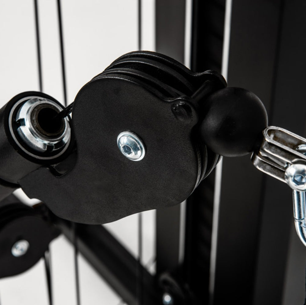 Stazione Multifunzione MSX-90 Pacco Pesi 102 kg kg con Doppio Cavo Libero e Pressa Gambe Regolabile Linea Toorx