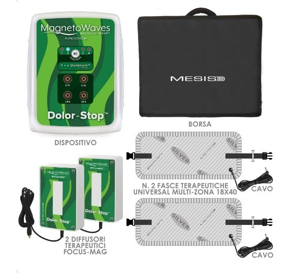 Promo Mesis Magnetoterapia MagnetoWaves DOLOR-STOP dotazione BENEFIT - 5 programmi - 4 canali cod. MAGNETOWAVES DOL (DS-BE)