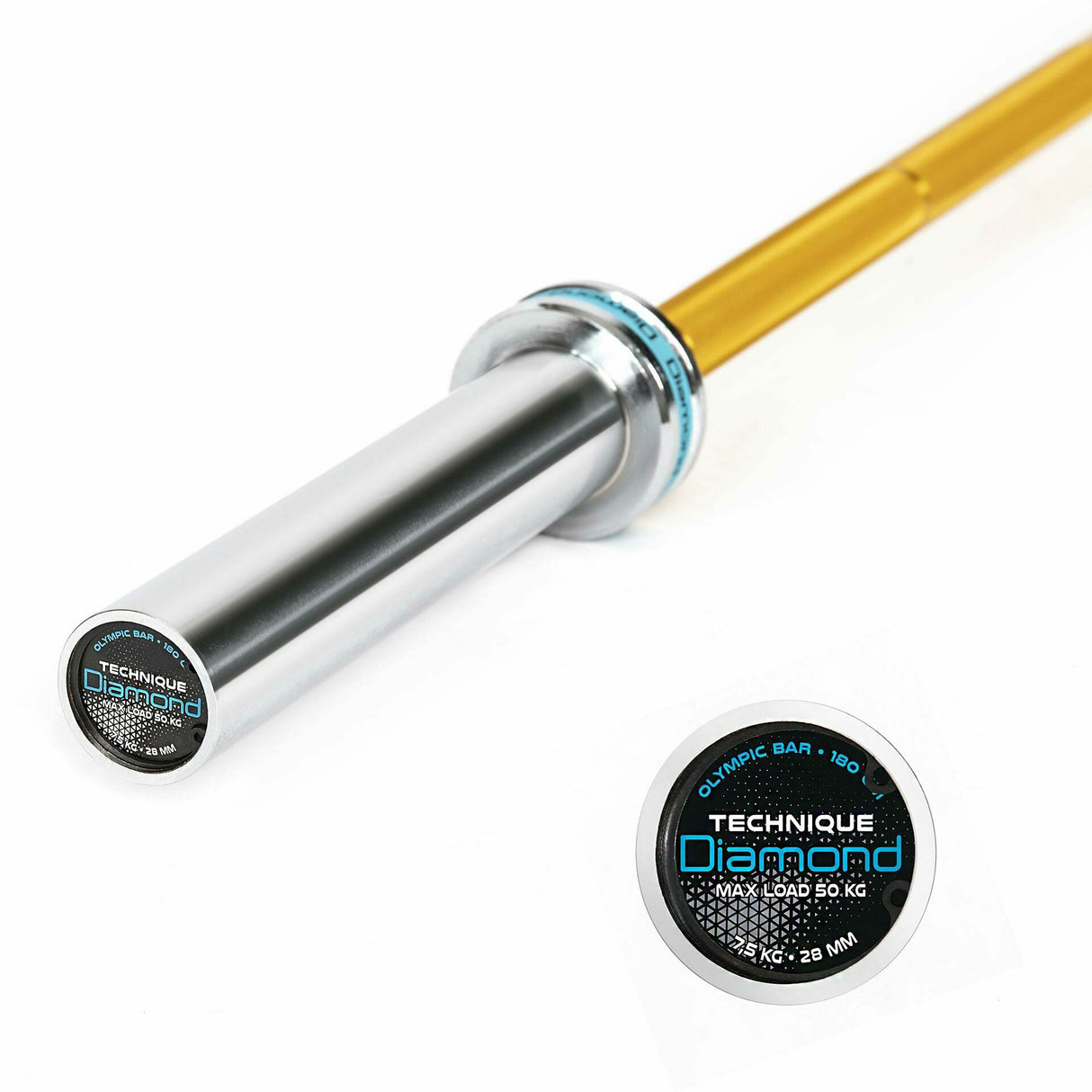 BILANCIERE OLIMPICO TECHNIQUE in alluminio anodizzato lunghezza 180 CM - Cod. BOD-TECH - LINEA DIAMOND