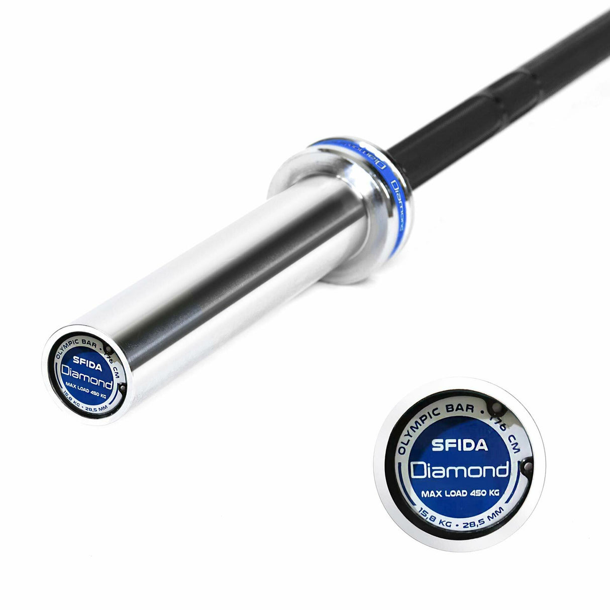 BILANCIERE OLIMPICO SFIDA lunghezza 176 CM - Cod. BOSD176 - LINEA DIAMOND