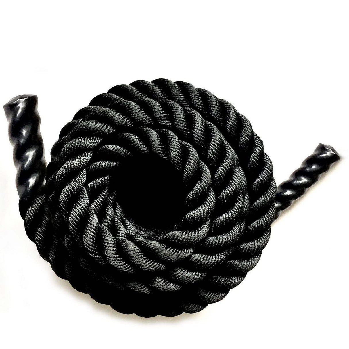 BATTLE ROPE – 12 m Ø 38 mm nera in poliestere intrecciato - Linea Diamond - Cod. BRD12
