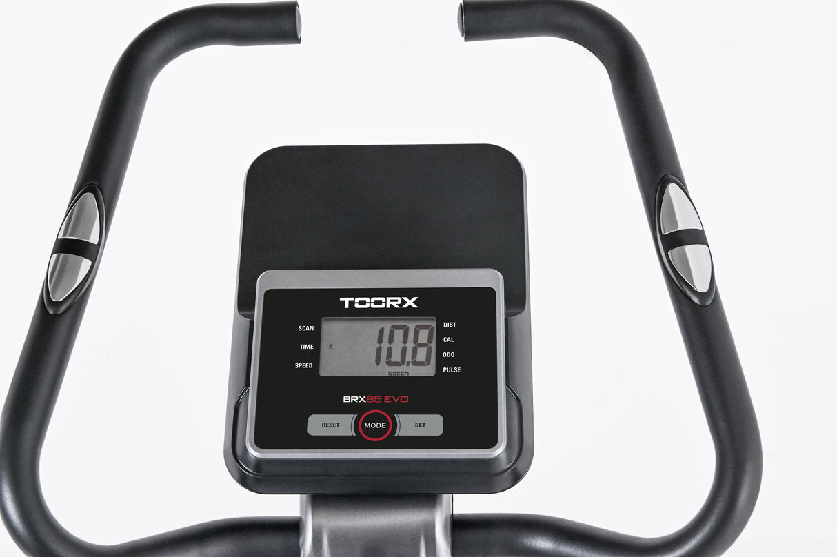 Brx-85 EVO Cyclette Toorx Cod.brx-85EVO Accesso facilitato - volano 10 kg - peso max utente 120 kg - bici da camera