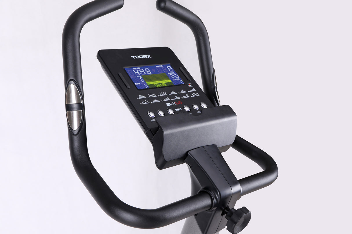 Brx-95 Hrc Cyclette Toorx Con Accesso Facilitato Elettromagnetica Con Ricevitore Wireless - Volano 10 Kg - Peso Utente 125 Kg Fitness Gym Bike Bici da Camera cod. BRX-95