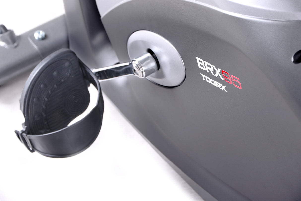 Brx-95 Hrc Cyclette Toorx Con Accesso Facilitato Elettromagnetica Con Ricevitore Wireless - Volano 10 Kg - Peso Utente 125 Kg Fitness Gym Bike Bici da Camera cod. BRX-95