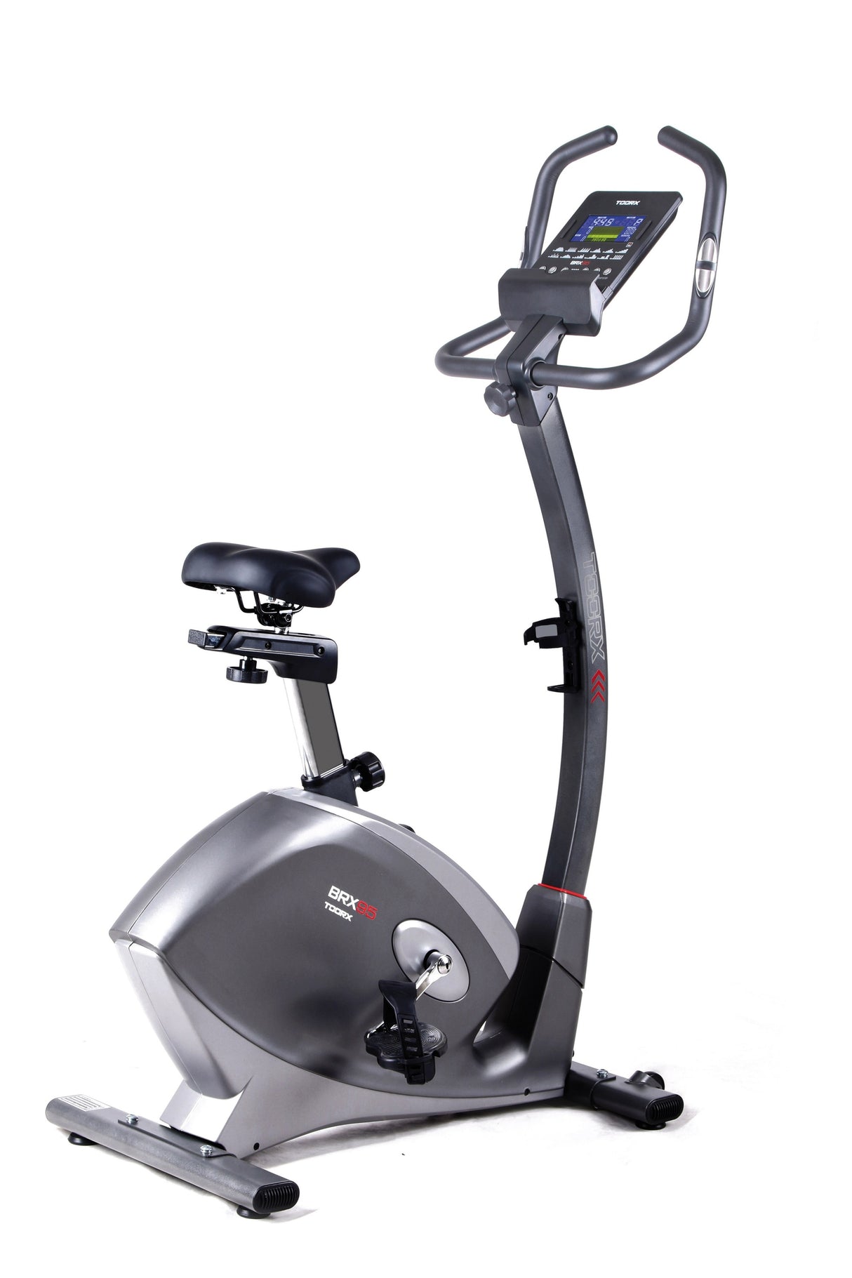 Brx-95 Hrc Cyclette Toorx Con Accesso Facilitato Elettromagnetica Con Ricevitore Wireless - Volano 10 Kg - Peso Utente 125 Kg Fitness Gym Bike Bici da Camera cod. BRX-95