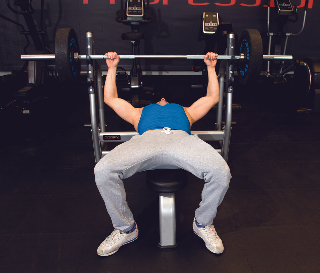 Panca Piana Olympic WBX-3400 LINEA TOORX STRENGTH PROFESSIONALE Colore Silver