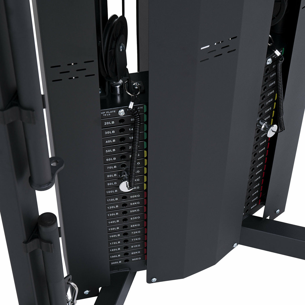 Dual Pulley Cable Cross Rack Pro - Diamond - Stazione Professionale Fitness - pacco pesi 90 kg x 2 - COD. CCR-P