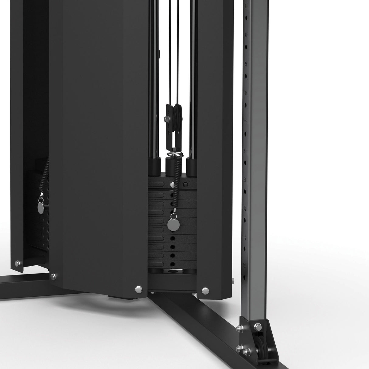 Toorx Vertical - Dual pulley CSX-2500 - pacco pesi 2X60 Kg.