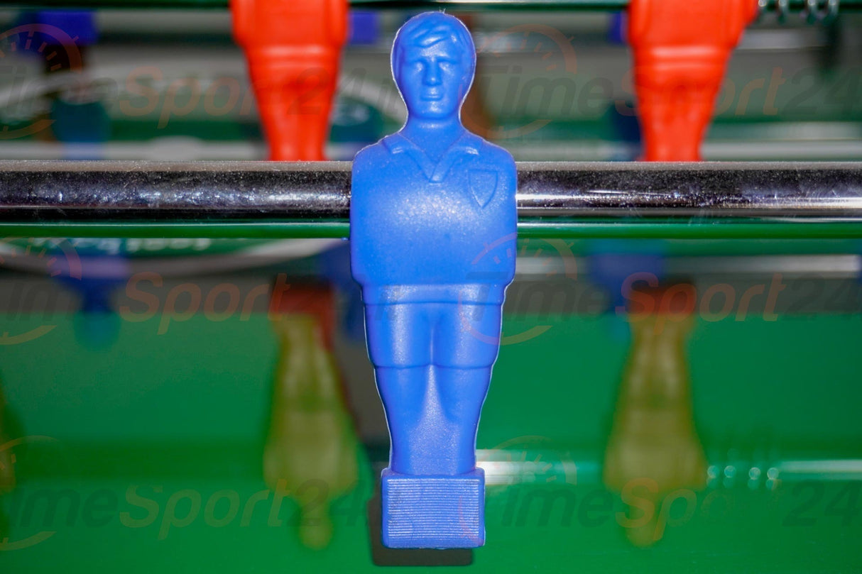 Calciobalilla G500 Rovere Grigio con Aste Rientranti, piano gioco vetro - biliardino Garlando con 50 Palline in omaggio cd. G500GRRCVL.