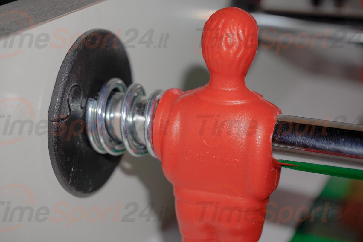 Calciobalilla G500 Rovere Grigio con Aste Uscenti- biliardino Garlando con 50 Palline in Omaggio cOD. G500GRUCVL.