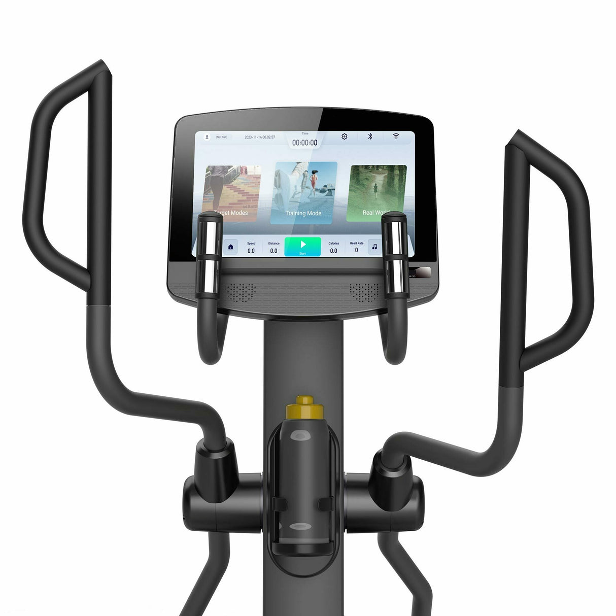 Ellittica Cod. E67 della Diamond Fitness - Elettromaghetica Programmabile con inclinazione motorizzata-Touch Screen HD 15,6"