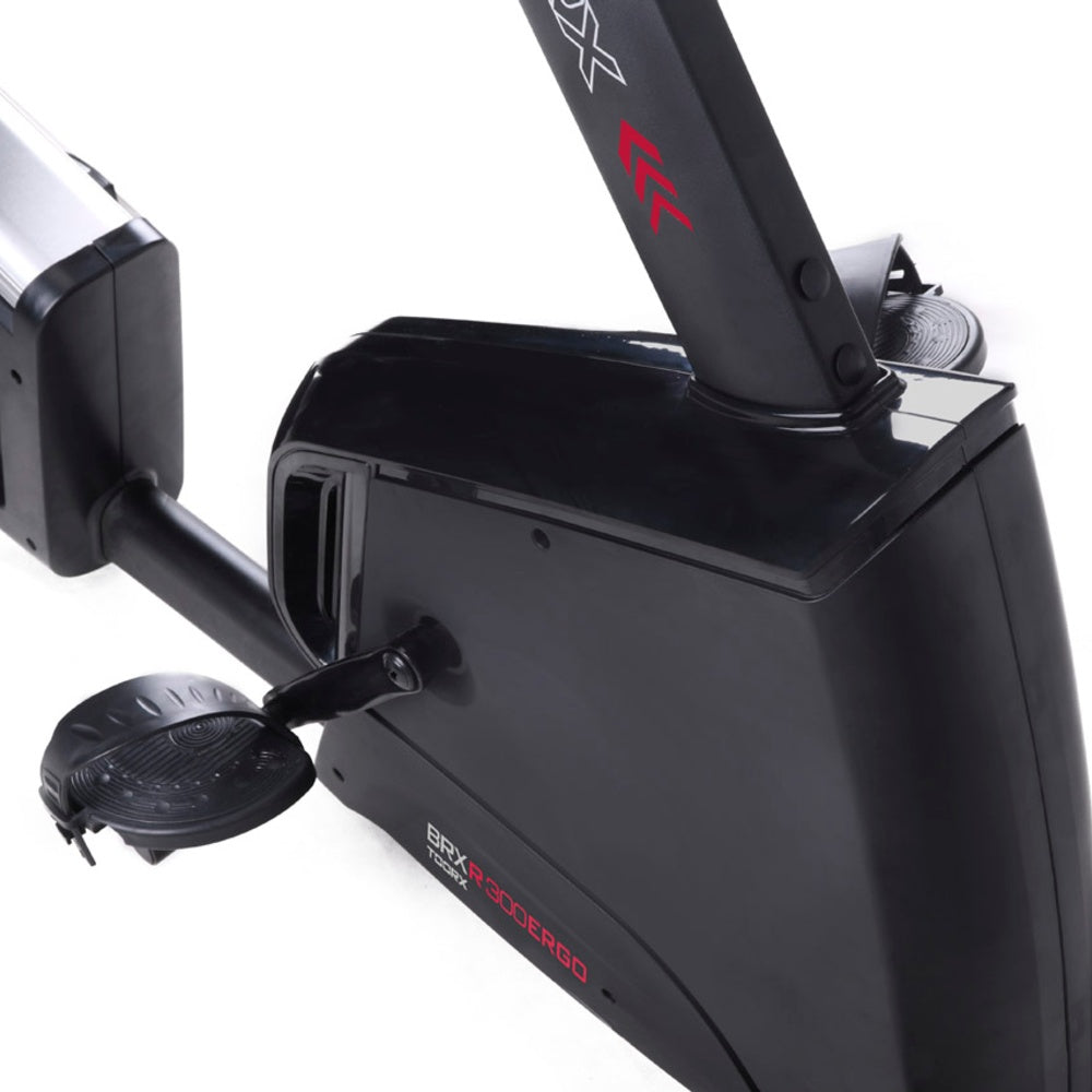 Brx r300 Ergo cyclette orizzontale elettromagnetica Ergometro con ricevitore wireless - iConsole+App compatibile Zwift - volano 16 kg - peso max utente 150 kg Toorx