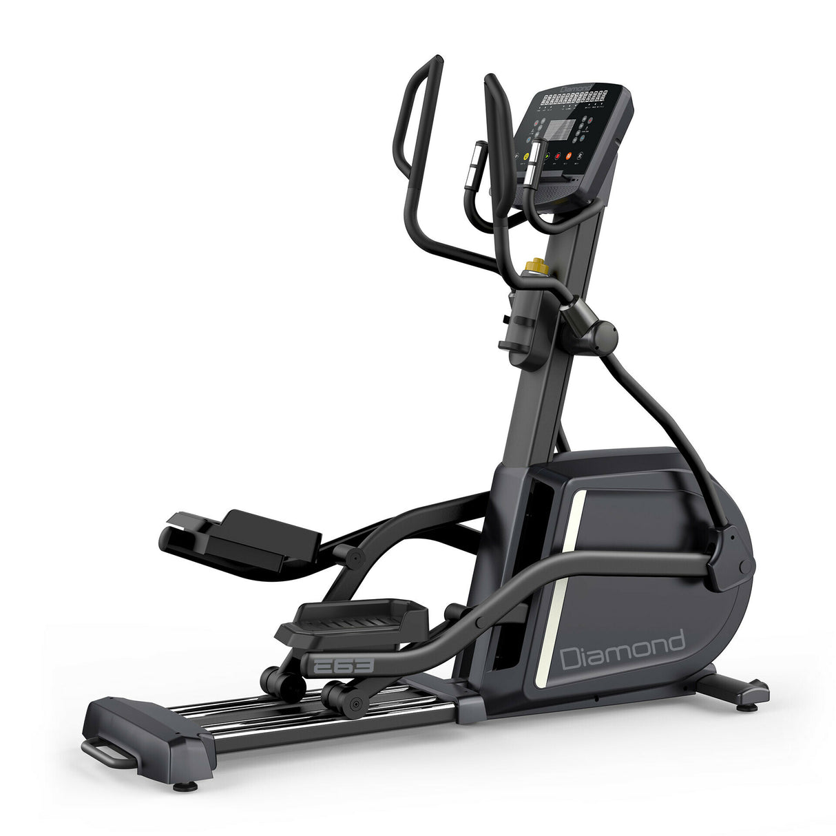 Ellittica Elettromagnetica E63 della Diamond Fitness - Programmabile autoalimentata + Fascia Polar