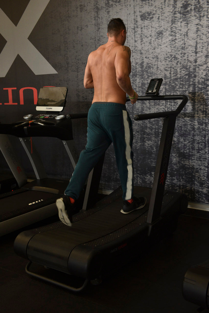 Treadmill Tapis Roulant Curvo Race-Cross Toorx - Utente 180 Kg - Piano Corsa Curvo 45 x 162 cm - Tappeto Elettrico Palestra
