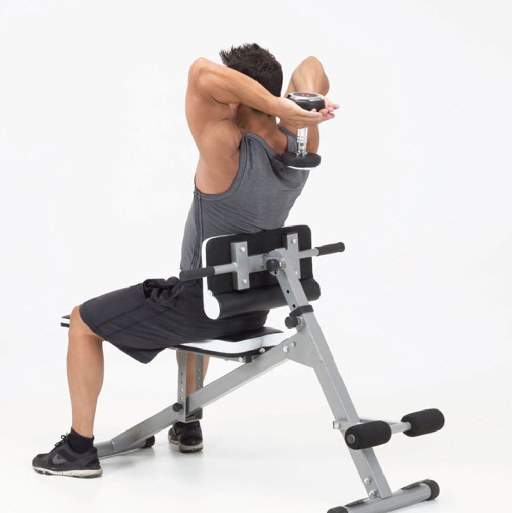Panca per Hyperextension con Panca Piana e Inclinabile Multiuso WBX-40 MULTI FIT Richiudibile Linea Toorx