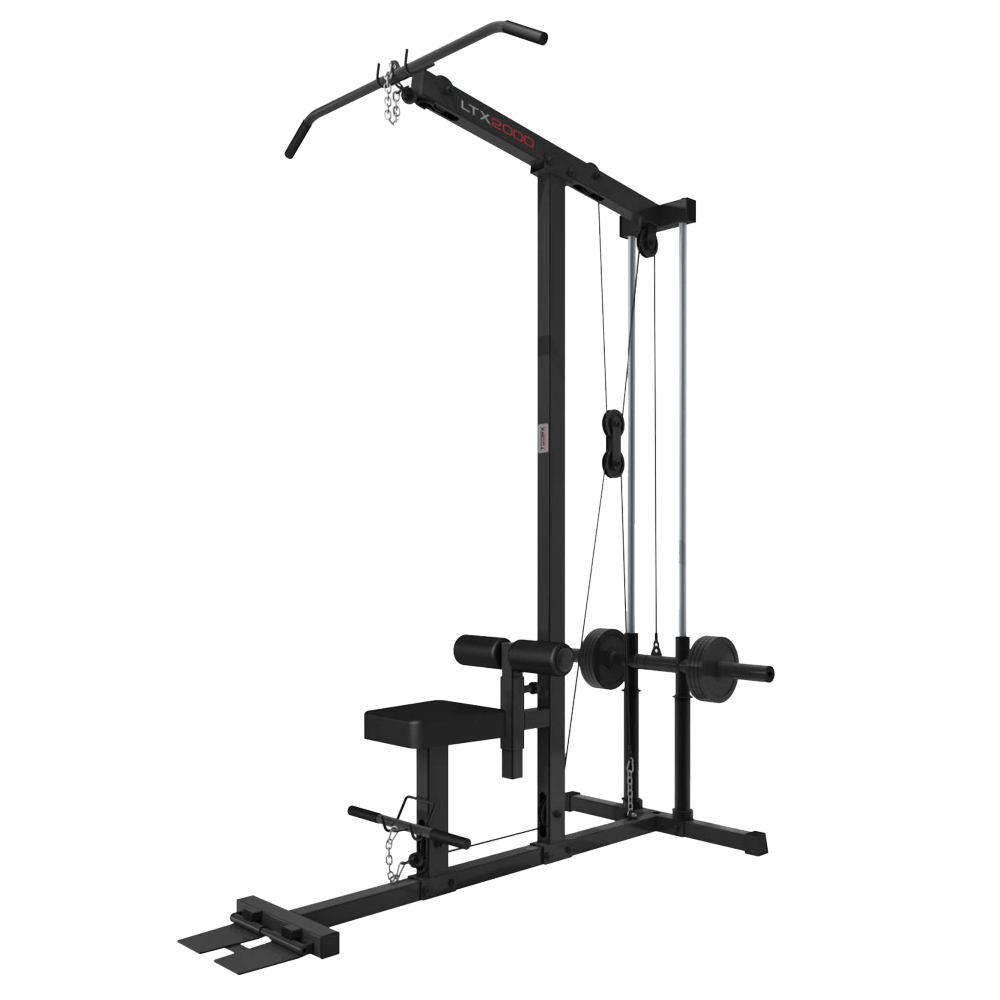 Toorx Vertical - Lat Machine LTX-2000 con Pulley Basso a Caricamento Dischi