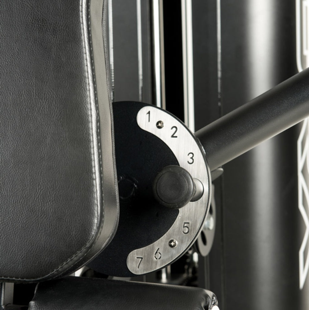 Stazione Multifunzione MSX-3000 Pacco Pesi Acciaio 90 kg con Doppio Cavo Libero Linea Toorx Chrono Pro Line