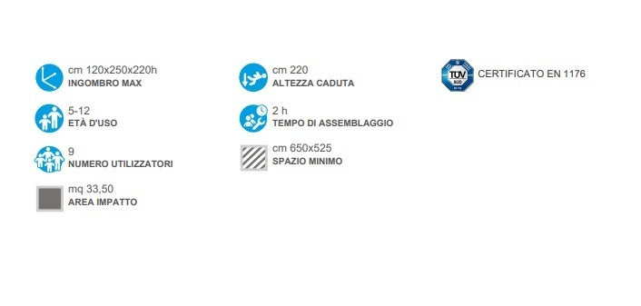MULTIGIOCO ECUADOR En 1176 Certificati Tuv GIOCHIPARK