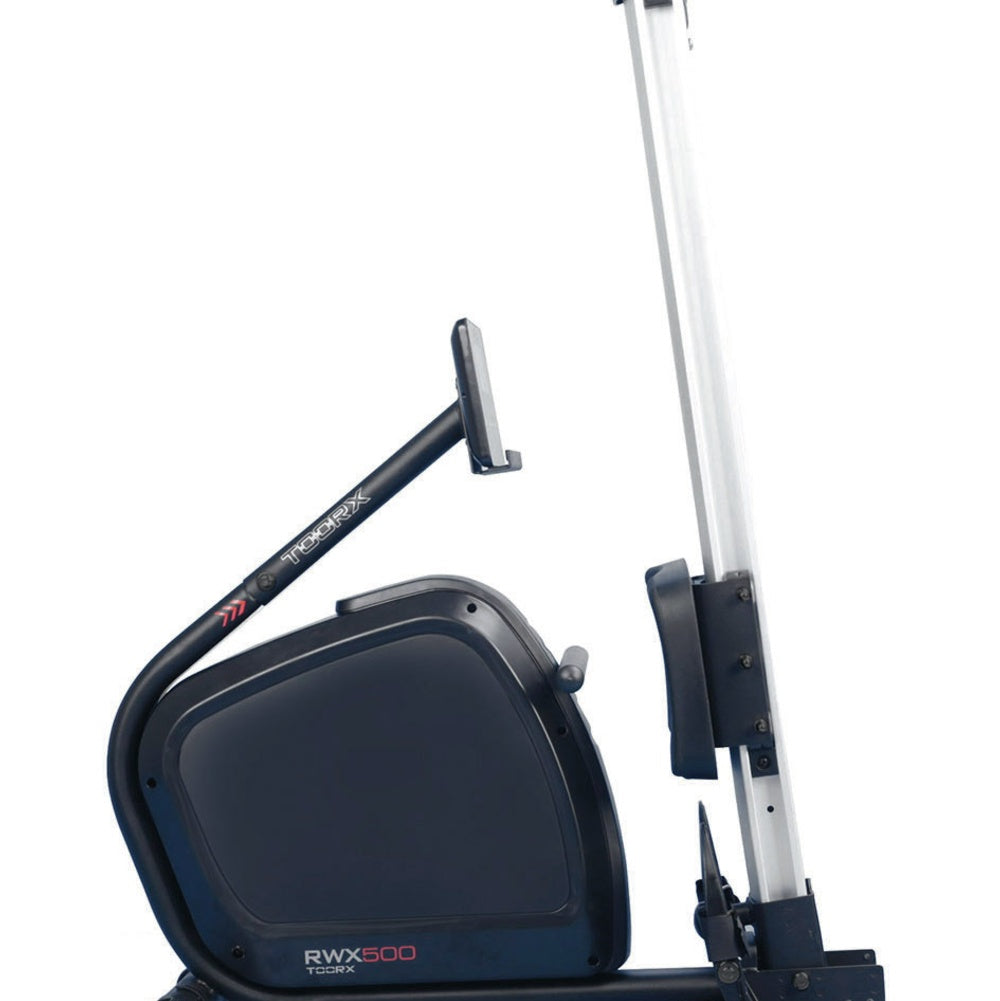 Vogatore RWX-500 Richiudibile Elettromagnetico con Ricevitore Wireless Linea Toorx Chrono Line Peso max utente; 130 kg Salvaspazio