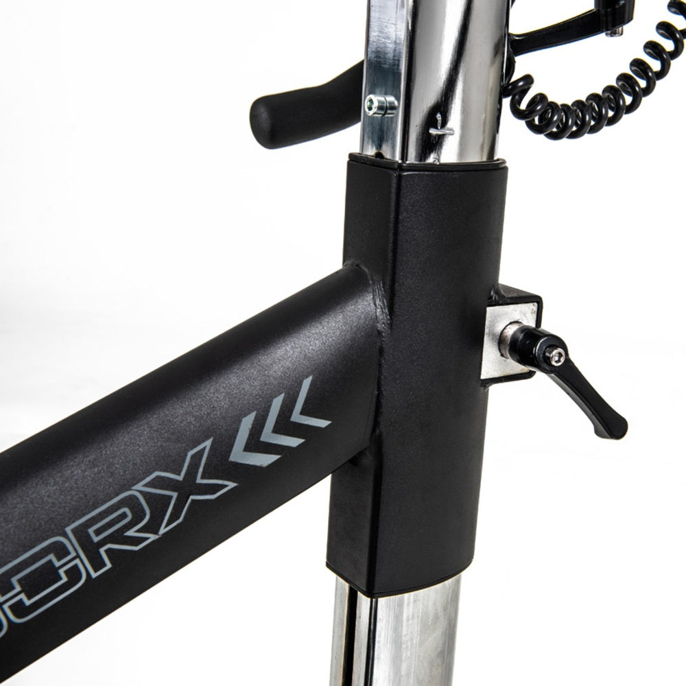 EX ESPOSIZIONE Gym Bike Elettromagnetica SRX-3500 HRC Volano Posteriore - Scatto Libero - Ricevitore Wireless e Fascia Cardio Inclusa -APP Ready- Linea Toorx Chrono PRO Line