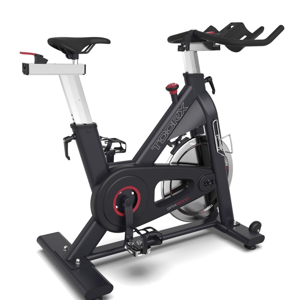 Indoor cycle cod. SRX-9000 - tramissione a cinghia/volano 22 Kg./peso max utilizzatore 150 kg. - Toorx Vertical