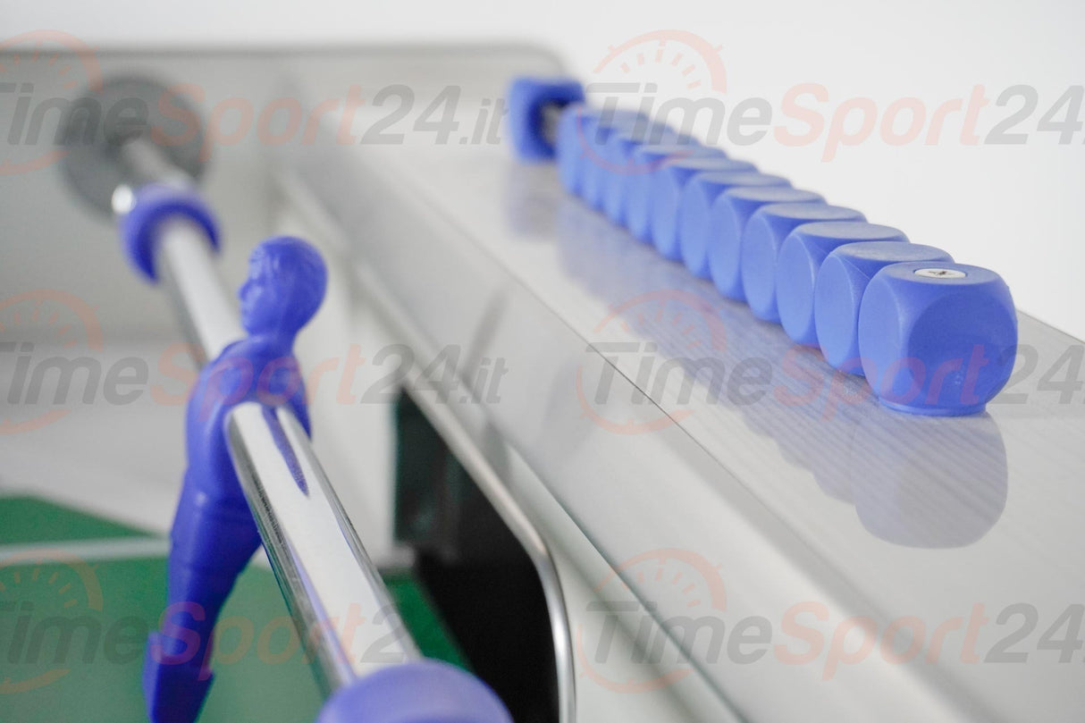 Calciobalilla G 500 Weatherproof bianco con Aste Uscenti- biliardino Garlando con 50 Palline e Copertina Impermeabile in Omaggio cod. G500