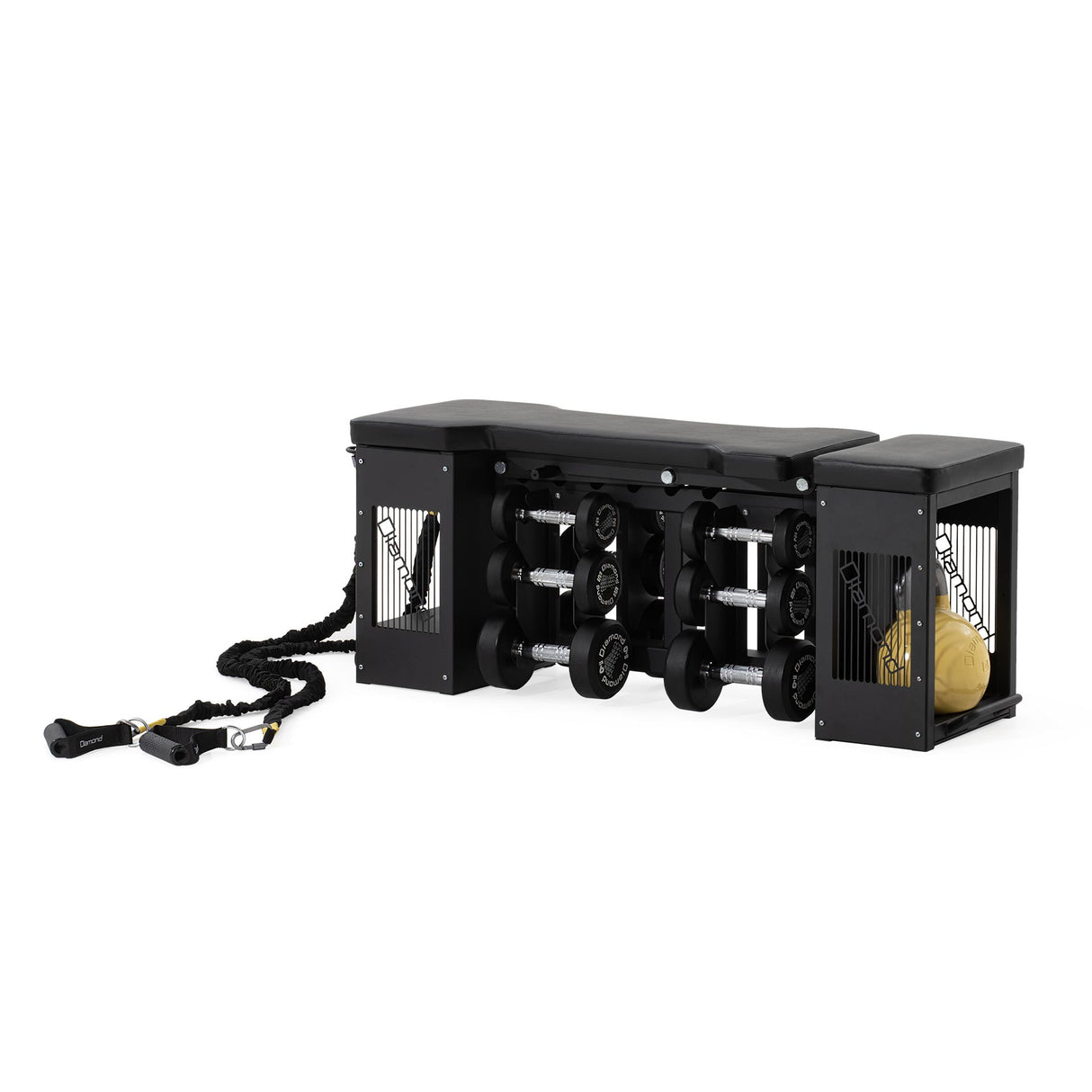 UTILITY BENCH REGOLABILE- Linea Diamond Professional Strenght - Cod. GB-ADJUTILITYBENCH