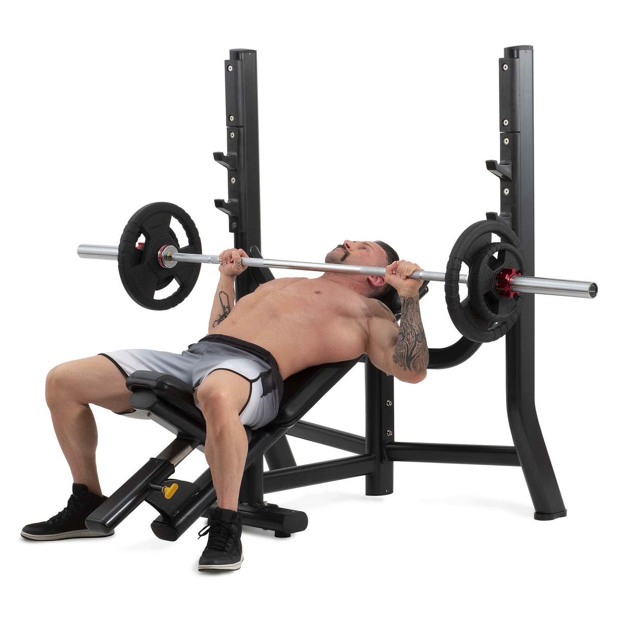 PANCA OLIMPICA INCLINATA- Linea Diamond Professional Strenght - Cod. GB-OLYINCLINE