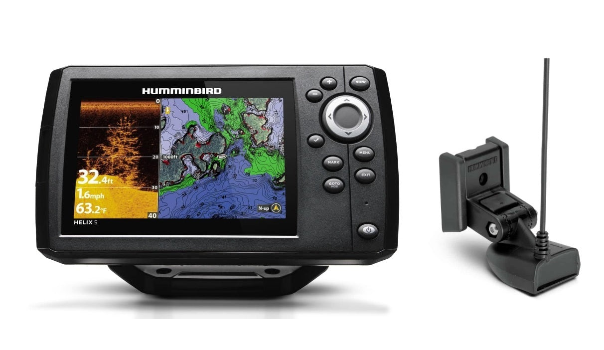 Humminbird Helix 5 CHIRP DI GPS 63 include trasduttore da poppa DS/DI COD.JH-H5-670