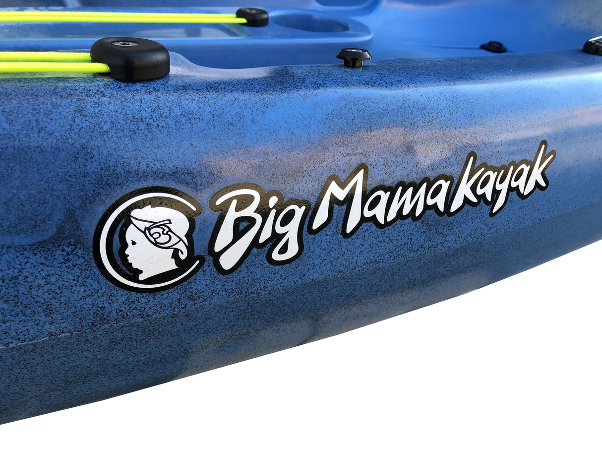 CANOA 1 POSTO SINGOLO ACQUAPRIMA LIMITED EDITION BIG MAMA KAYAK, MONOPOSTO 310 CM + 2 GAVONE + 1 PAGAIA in omaggio (PACK 1) - SNAKE BLU