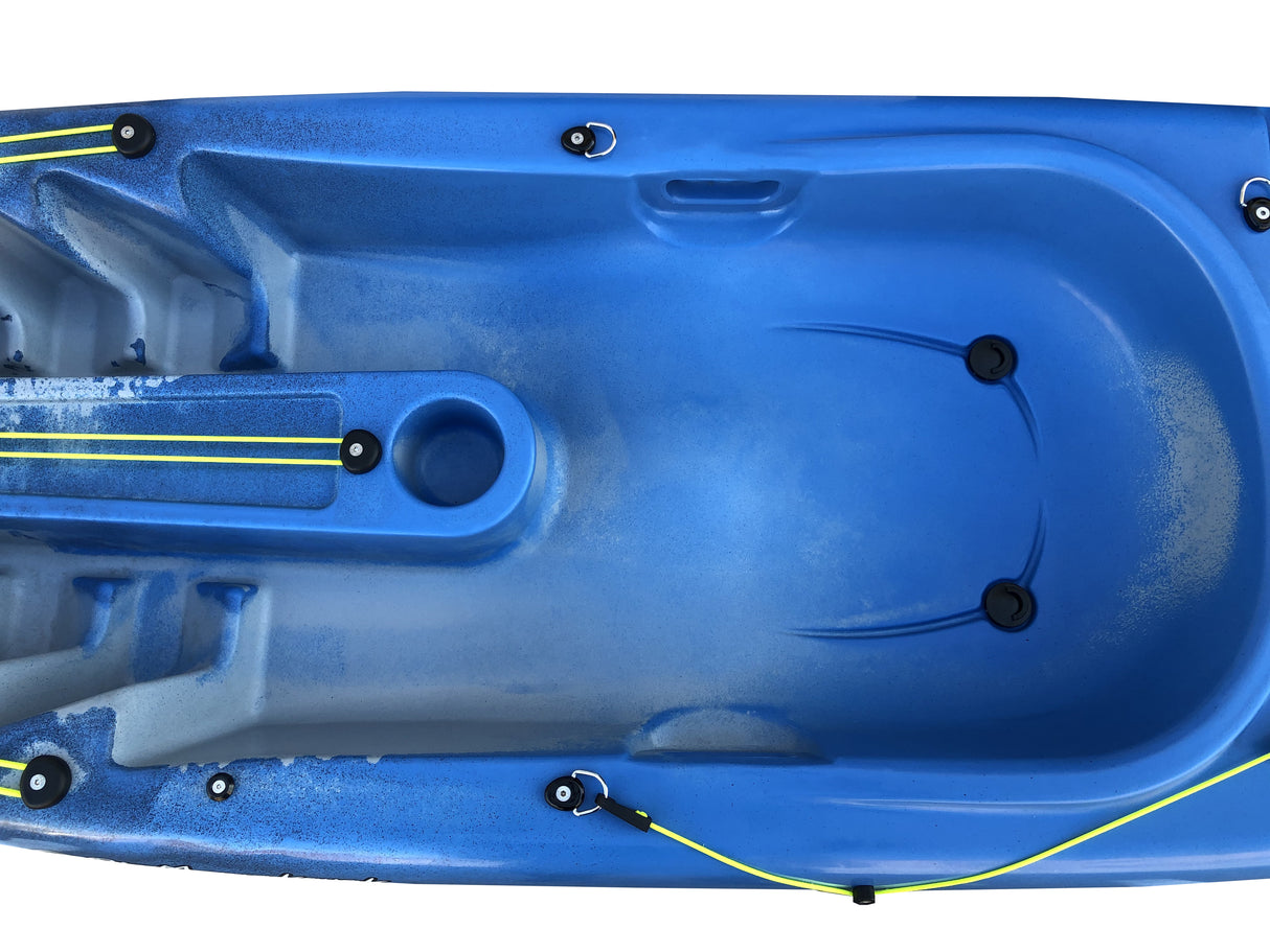 CANOA 1 POSTO SINGOLO ACQUAPRIMA LIMITED EDITION BIG MAMA KAYAK, MONOPOSTO 310 CM + 2 GAVONE + 1 PAGAIA in omaggio (PACK 1) - SNAKE BLU