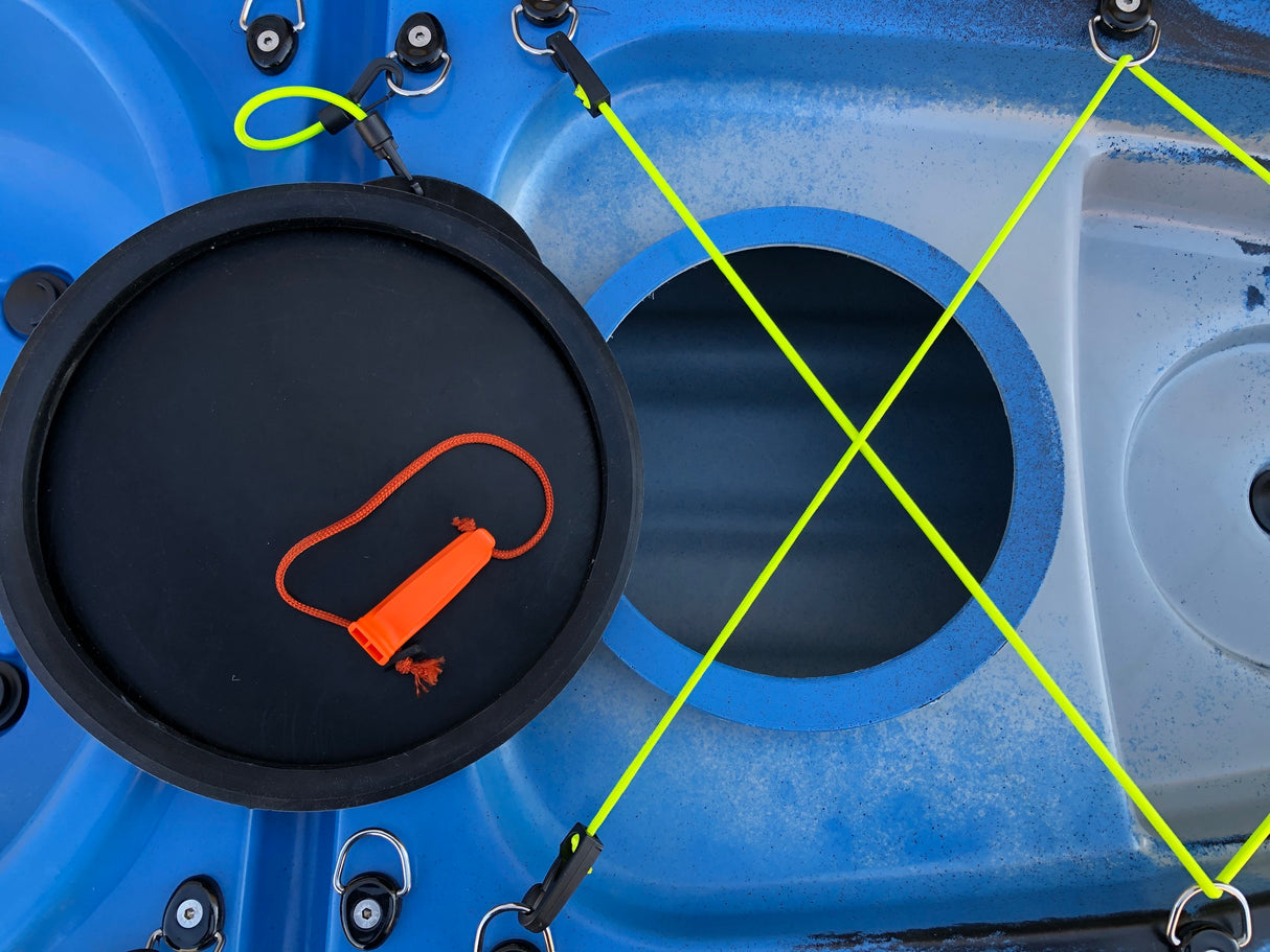 CANOA 1 POSTO SINGOLO ACQUAPRIMA LIMITED EDITION BIG MAMA KAYAK, MONOPOSTO 310 CM + 2 GAVONE + 1 PAGAIA in omaggio (PACK 1) - SNAKE BLU