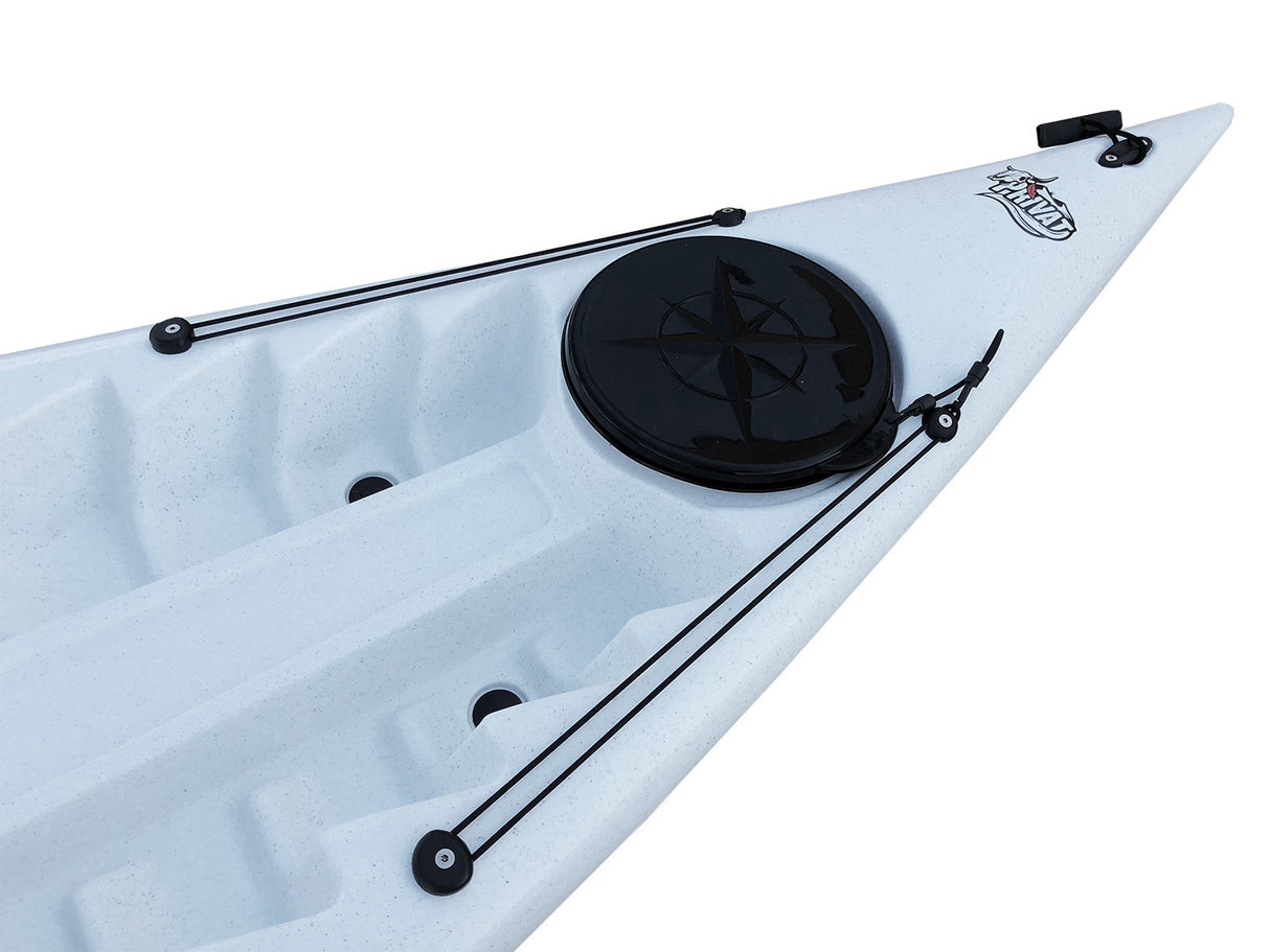 Canoa 1 posto Privat 2.0 Fishing Big Mama Kayak monoposto da pesca 295 cm + 2 gavoni + 3 portacanne + 1 pagaia + 1 seggiolino(FULL PACK) - ARANCIONE