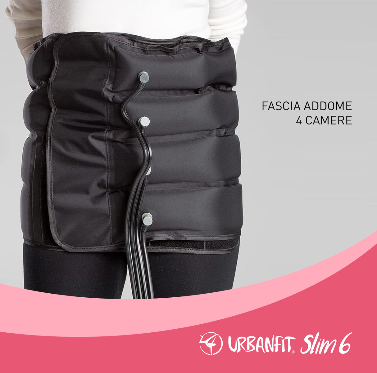 Slim 6 Apparecchio Pressoterapia Con 6 Programmi + 2 Gambali + Con Telecomando - URBAN FIT
