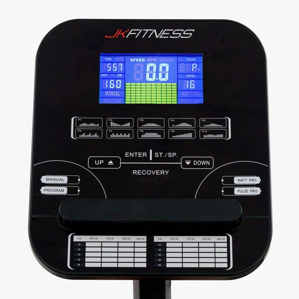 JK 418 ellittica elettromagnetica di fascia medio-alta -JK home fitness -volano posteriore da 14 kg