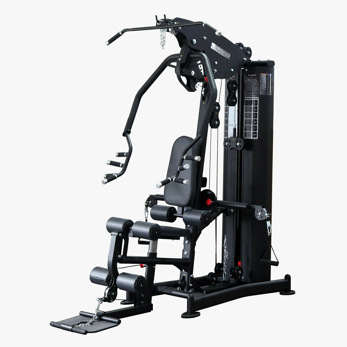 Stazione multi gym JK6180 multifunzione dalle alte prestazioni per ambienti domestici- pacco pesi in acciaio professionale da 100 kg