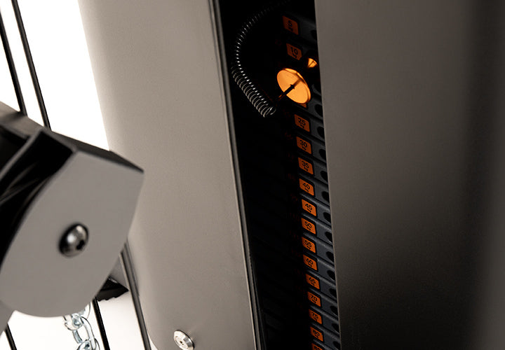 Stazione Multifunzione JKV61 Pacco Pesi 90 kg Linea JK Fitness Vertical cod. JKV61