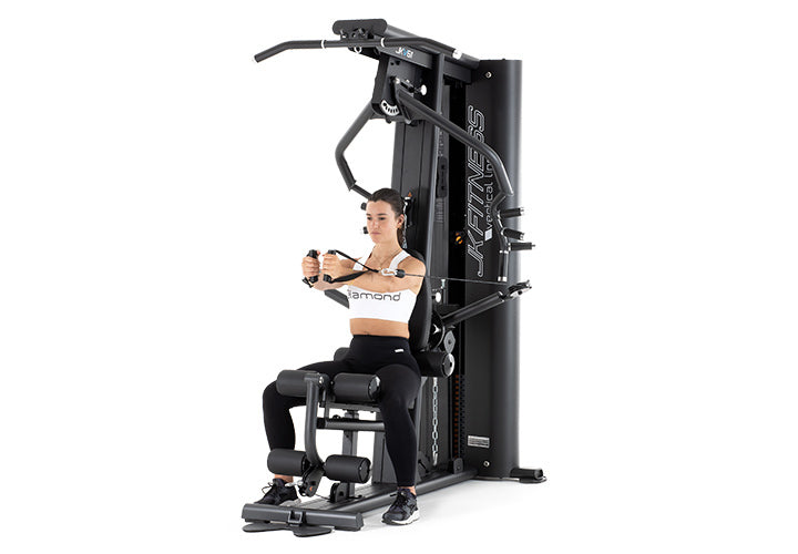 Stazione Multifunzione JKV61 Pacco Pesi 90 kg Linea JK Fitness Vertical cod. JKV61